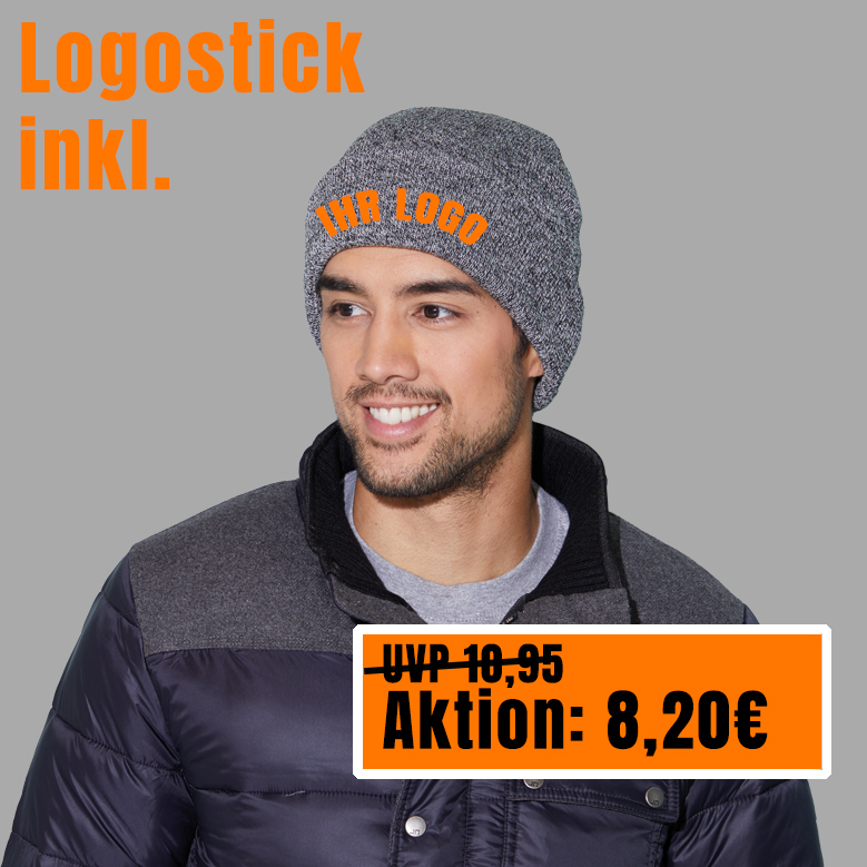 50 Beanies mit Logo